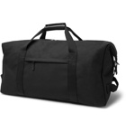 Saturdays NYC - Norfolk Leather-Trimmed Cotton-Canvas Holdall - Black