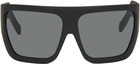 Rick Owens Black Hollywood Davis Sunglasses