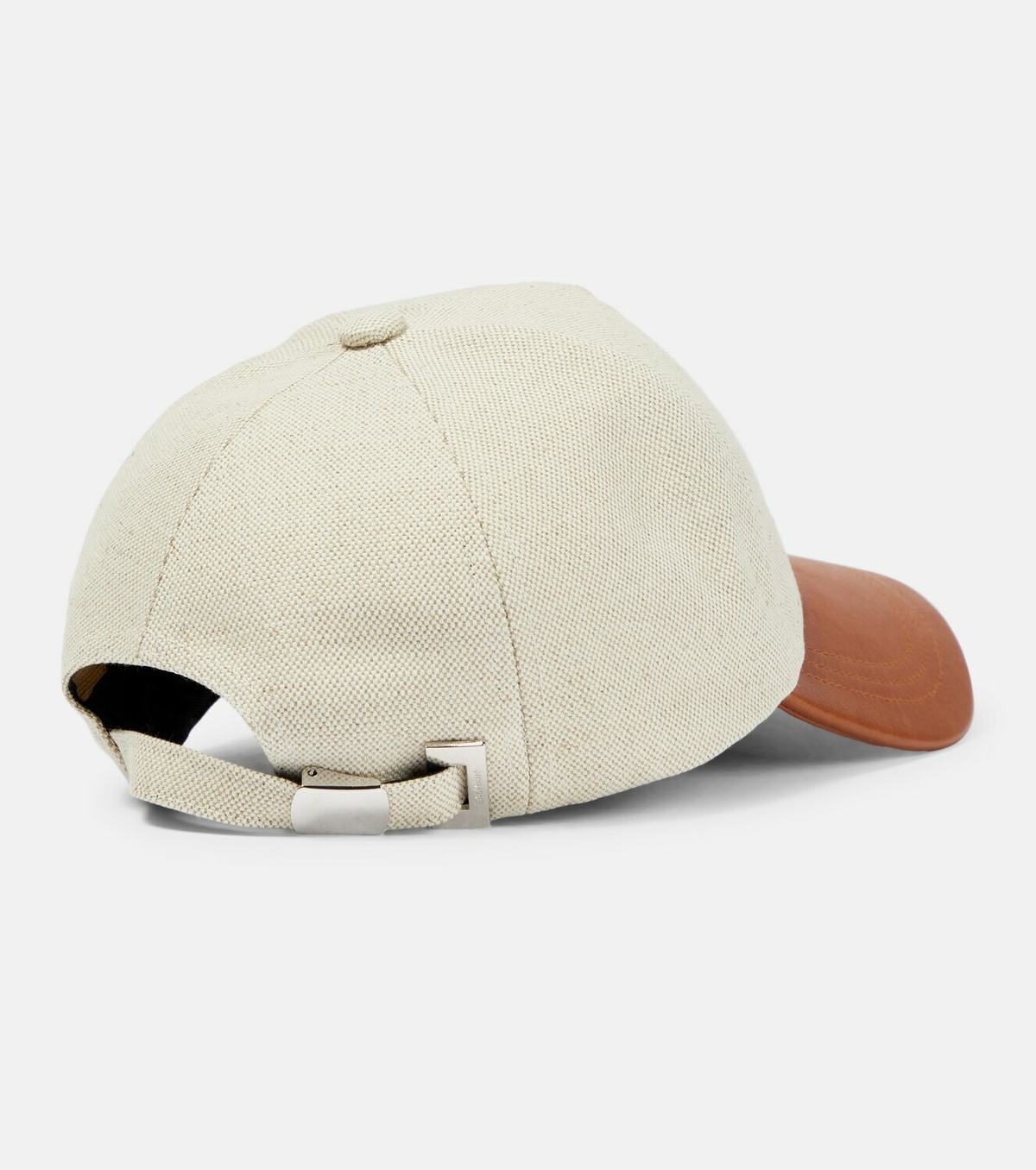 Balmain Gray Cotton Cap (Baseball Hat) main image 1