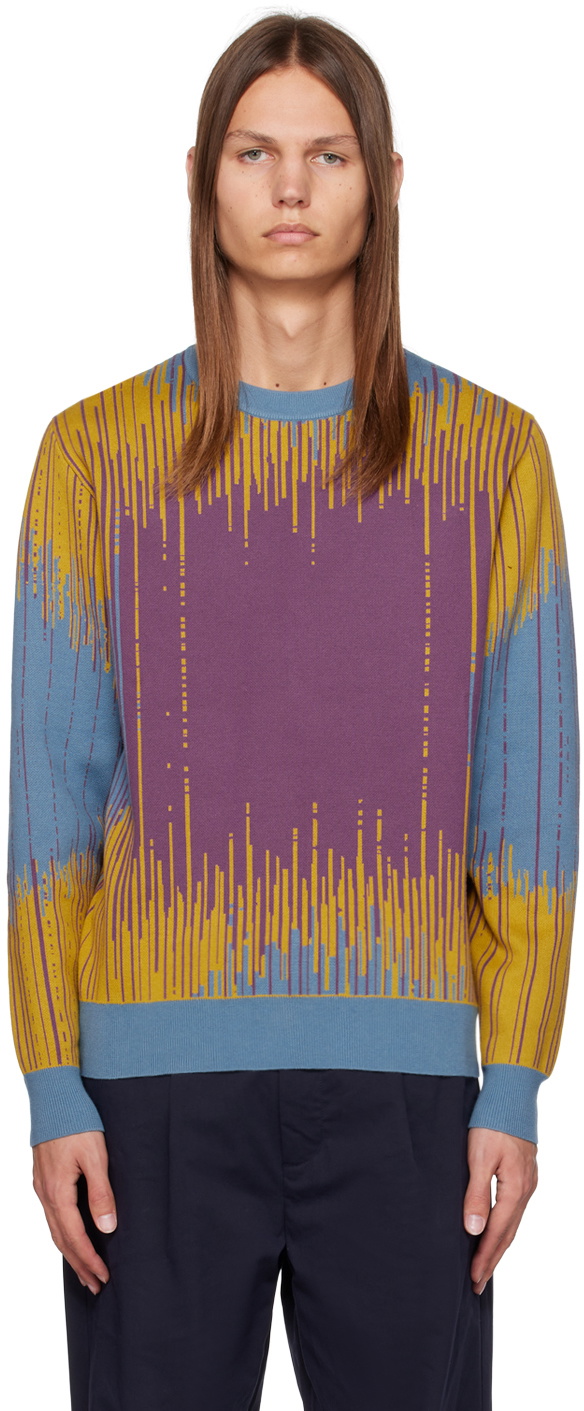 Double Rainbouu Multicolor Crewneck Sweater
