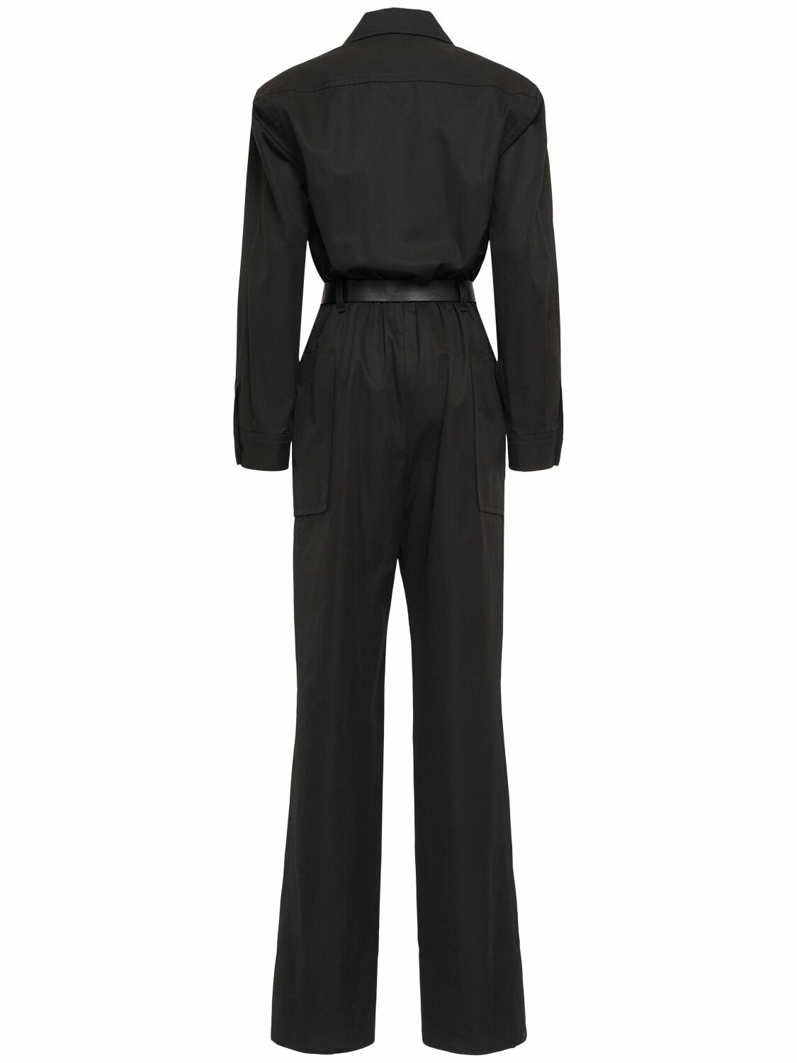 SAINT LAURENT Cotton Twill Jumpsuit
