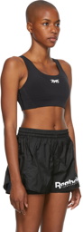 Reebok By Victoria Beckham Black Bonded Sports Bra