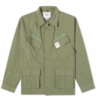 WTAPS Men's 9 4 Pocket Shirt Jacket in Olive Drab