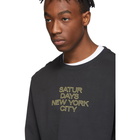 Saturdays NYC Black Outline Logo Sweatshirt