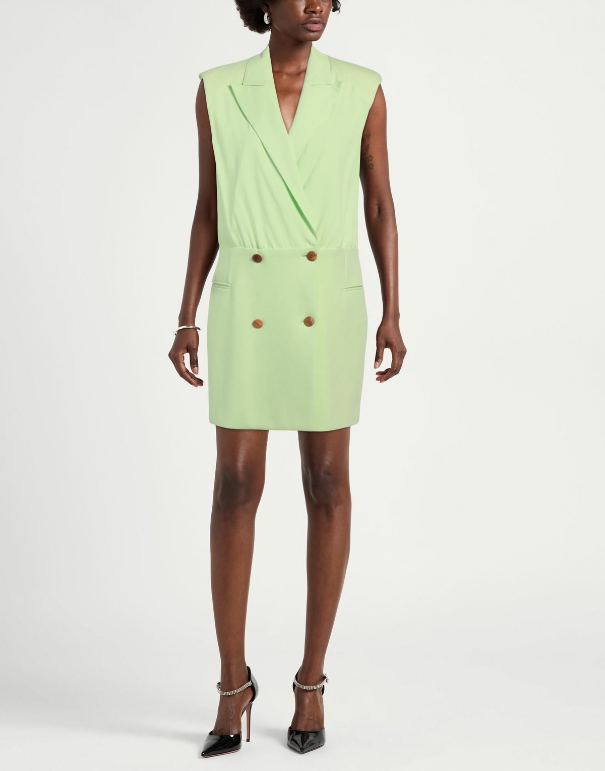 Jijil Womens Mini dress Lime in Green