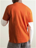 Carhartt WIP - Liquid Script Slim-Fit Logo-Print Cotton-Jersey T-Shirt - Orange