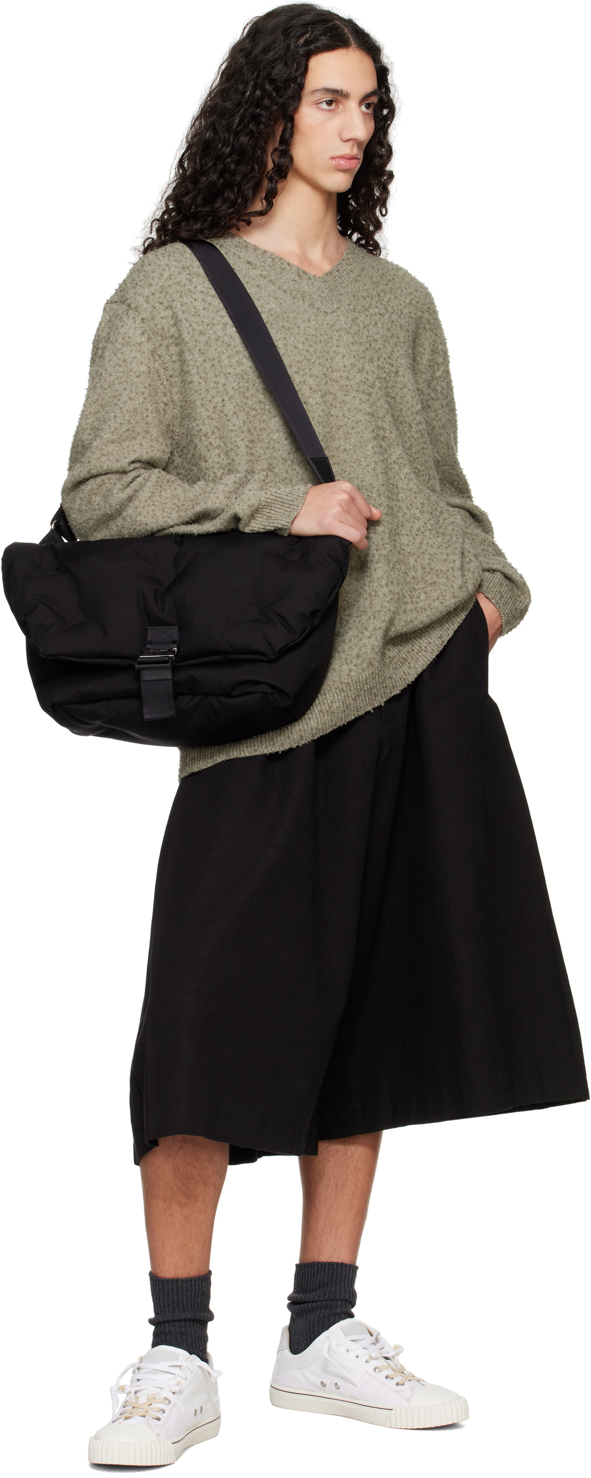 Maison Margiela Black Glam Slam Sport Cycle Bag