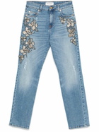 ERMANNO - Embroidered Denim Jeans