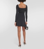 Self-Portrait Embellished cutout minidress
