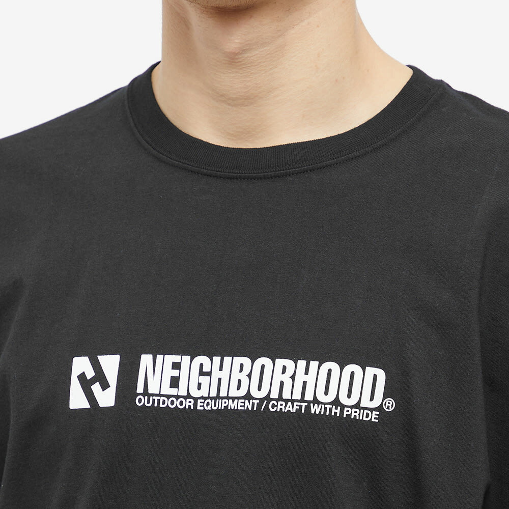 Neighborhood Men's Long Sleeve NH-12 T-Shirt in Black Neighborhood