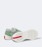 Prada Prada America's Cup leather-trimmed sneakers