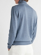 Canali - Slim-Fit Merino Wool Rollneck Sweater - Blue