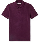 Orlebar Brown - 007 Ryder Cotton-Terry Polo Shirt - Purple