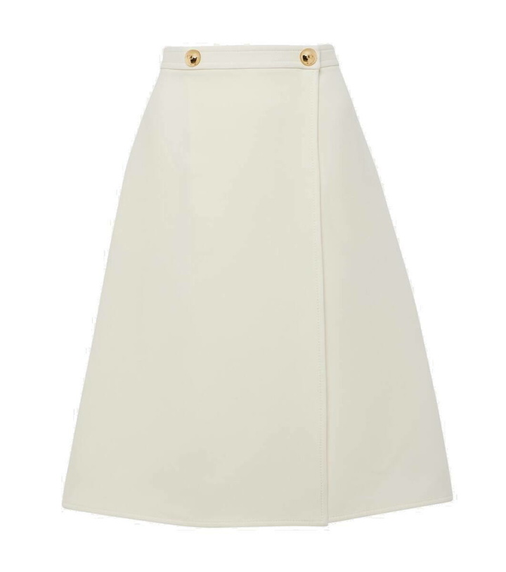 Photo: Valentino Crepe Couture midi skirt