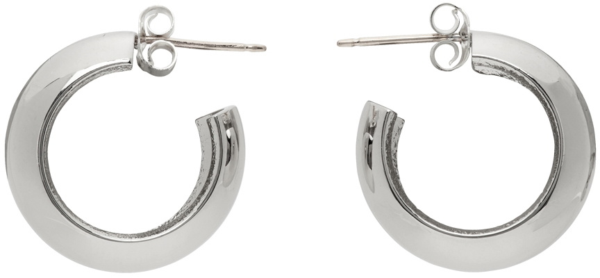 Laura Lombardi Silver Mini Cusp Hoop Earrings Laura Lombardi