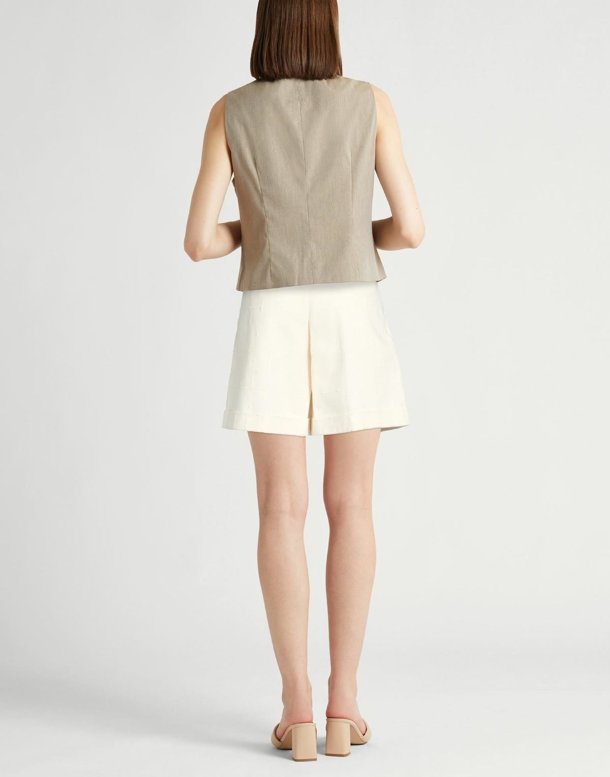 Peserico Womens Shorts & Bermuda Shorts Ivory