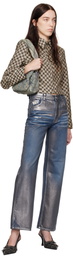MISBHV Silver Coated Dirt Jeans