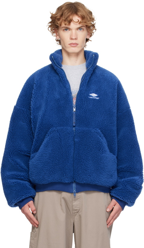 Photo: Balenciaga Blue Zip-Up Jacket