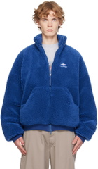 Balenciaga Blue Zip-Up Jacket