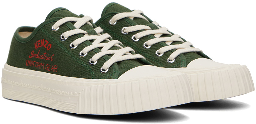 Kenzo Green Kenzo Paris Foxy Low-Top Sneakers Kenzo