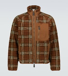 Burberry - Checked fleece jacket