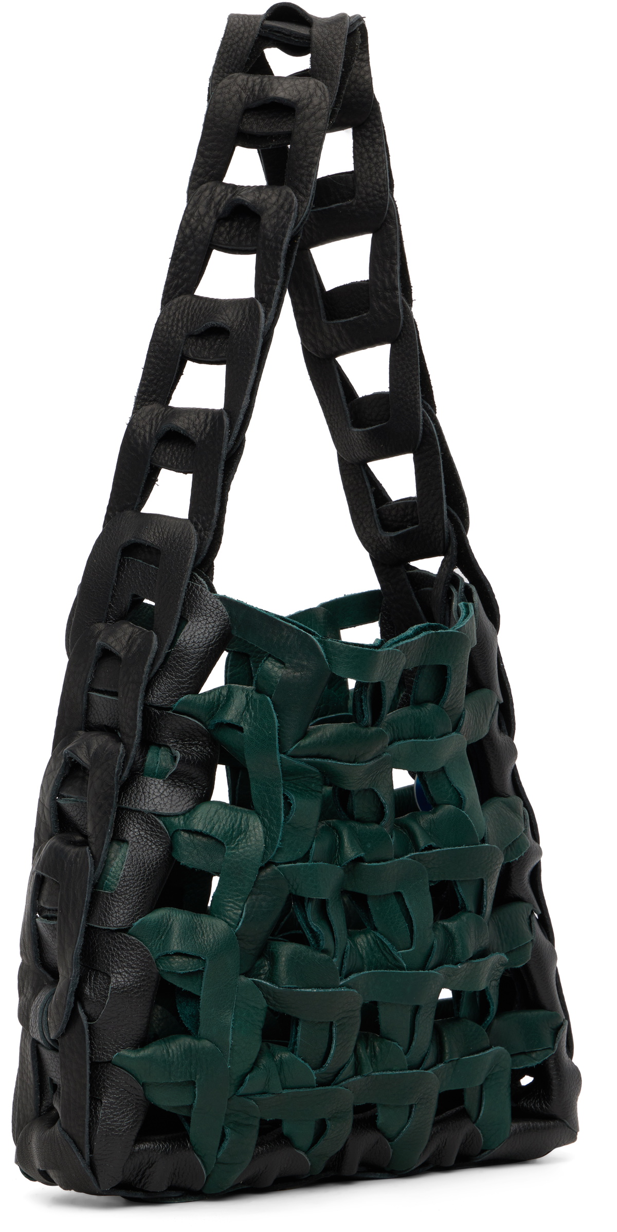 SC103 Black & Green Links Tote