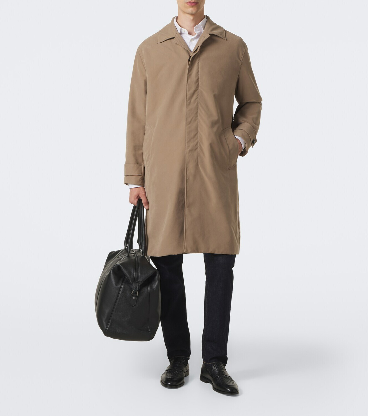 Kiton Technical trench coat
