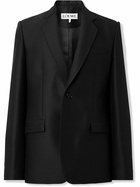 LOEWE - Grain de Poudre Wool and Silk-Blend Blazer - Black