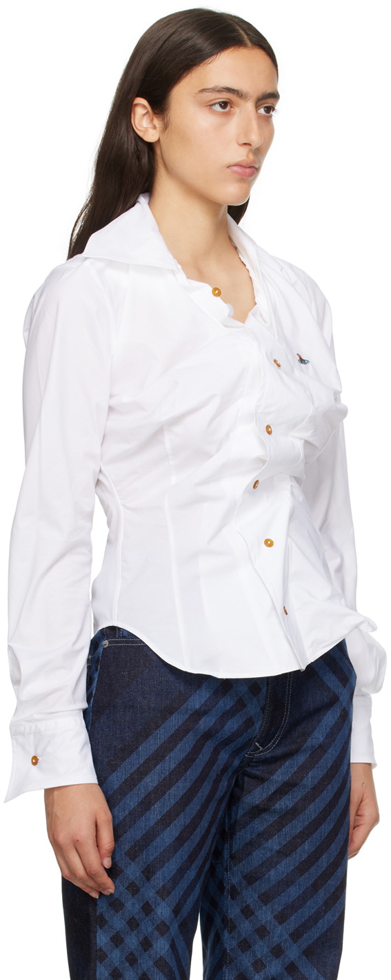 Vivienne Westwood White Drunken Shirt Vivienne Westwood