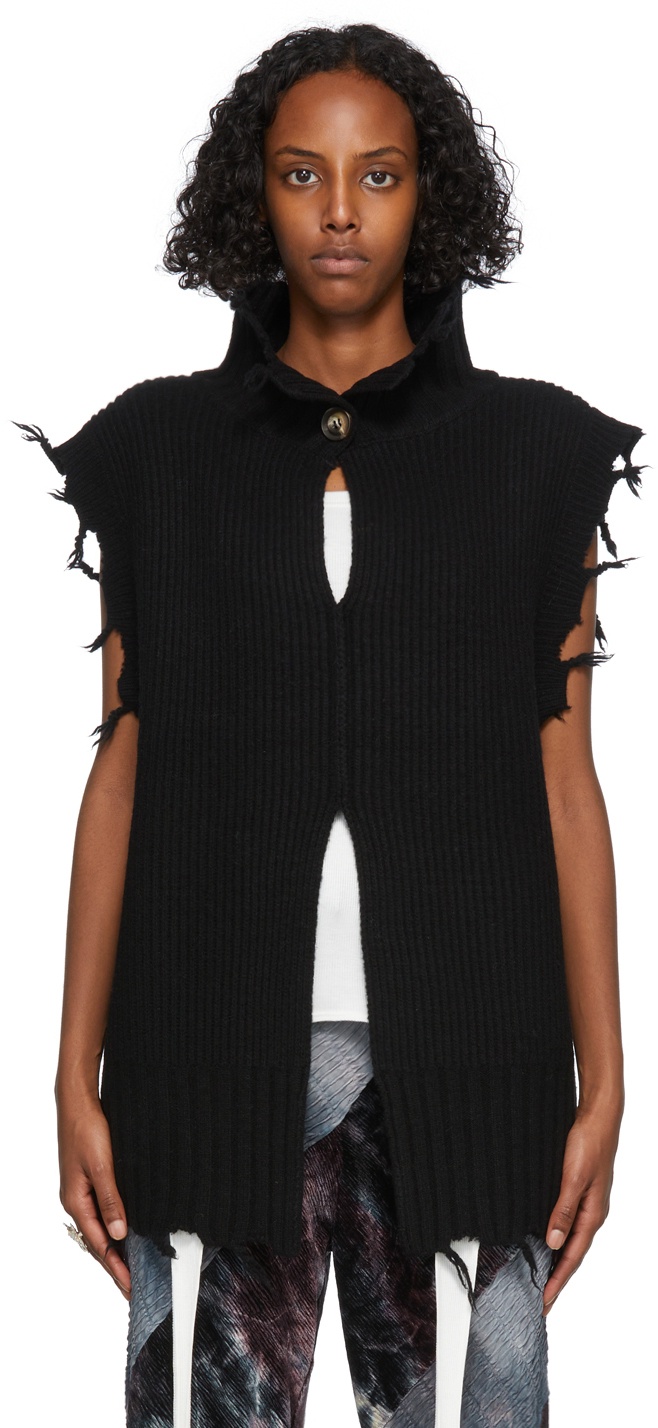 perverze Wide Crash Two-Way Knit Vest着用回数も少なく美品ですが