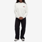 Adanola Women's Vintage Sports Oversized Sweatshirt in Light Grey