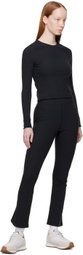 Outdoor Voices Black Kick Flare Leggings