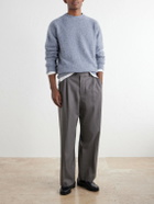 Sunspel - Brushed Shetland Wool Sweater - Blue