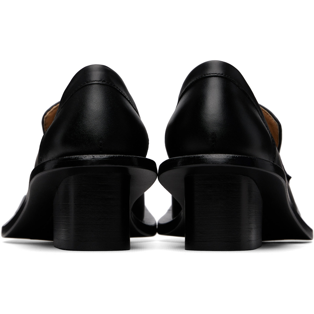 FIDAN NOVRUZOVA Black Barry Chunky Heel Loafers