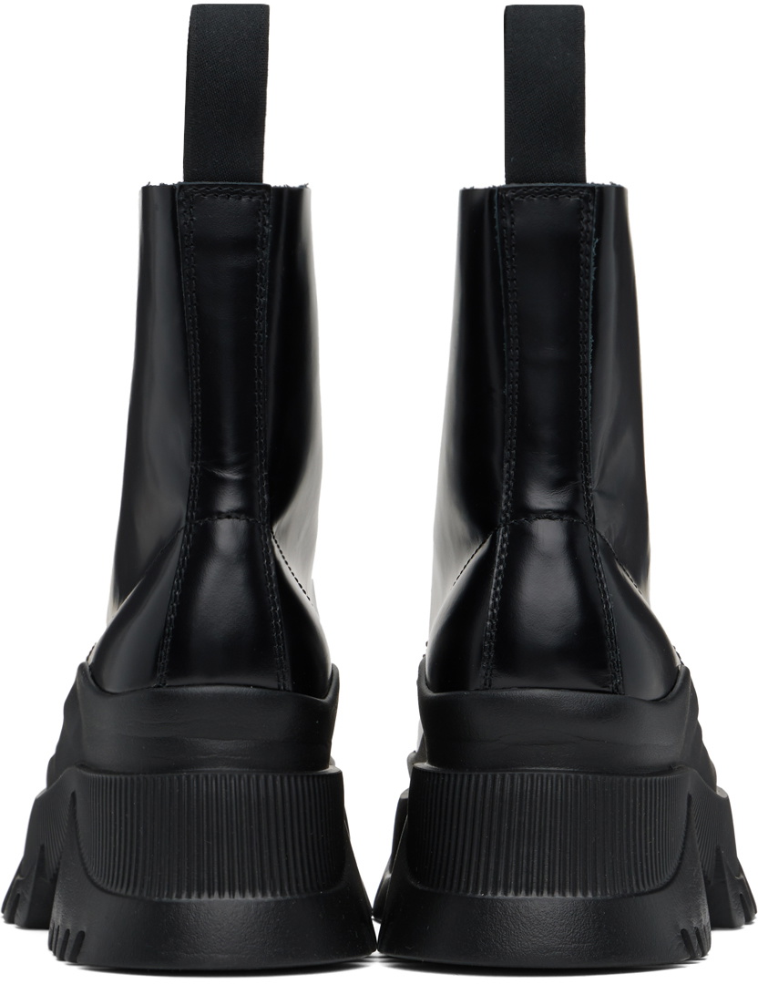 UNDERCOVER Black Platform Ankle Boots Undercover