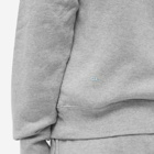 Nike Men's Nocta Dy Fleece Hoody in Dk Grey Heather/Cobalt Tint