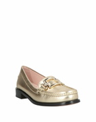 Roger Vivier Womens Loafers in Gold
