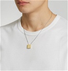 Fendi - Logo-Detailed Silver and Gold-Tone Necklace - Silver
