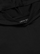 Derek Rose - Basel Stretch Micro Modal Jersey Hoodie - Black