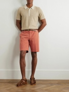 Incotex - Venezia 1951 Slim-Fit Straight-Leg Cotton-Blend Bermuda Shorts - Red