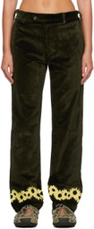 Saintwoods Green Flower Trousers