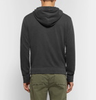 James Perse - Loopback Supima Cotton-Jersey Zip-Up Hoodie - Gray