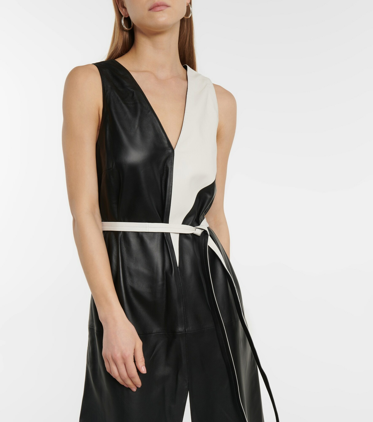 Joseph - Animation Delen leather midi dress Joseph