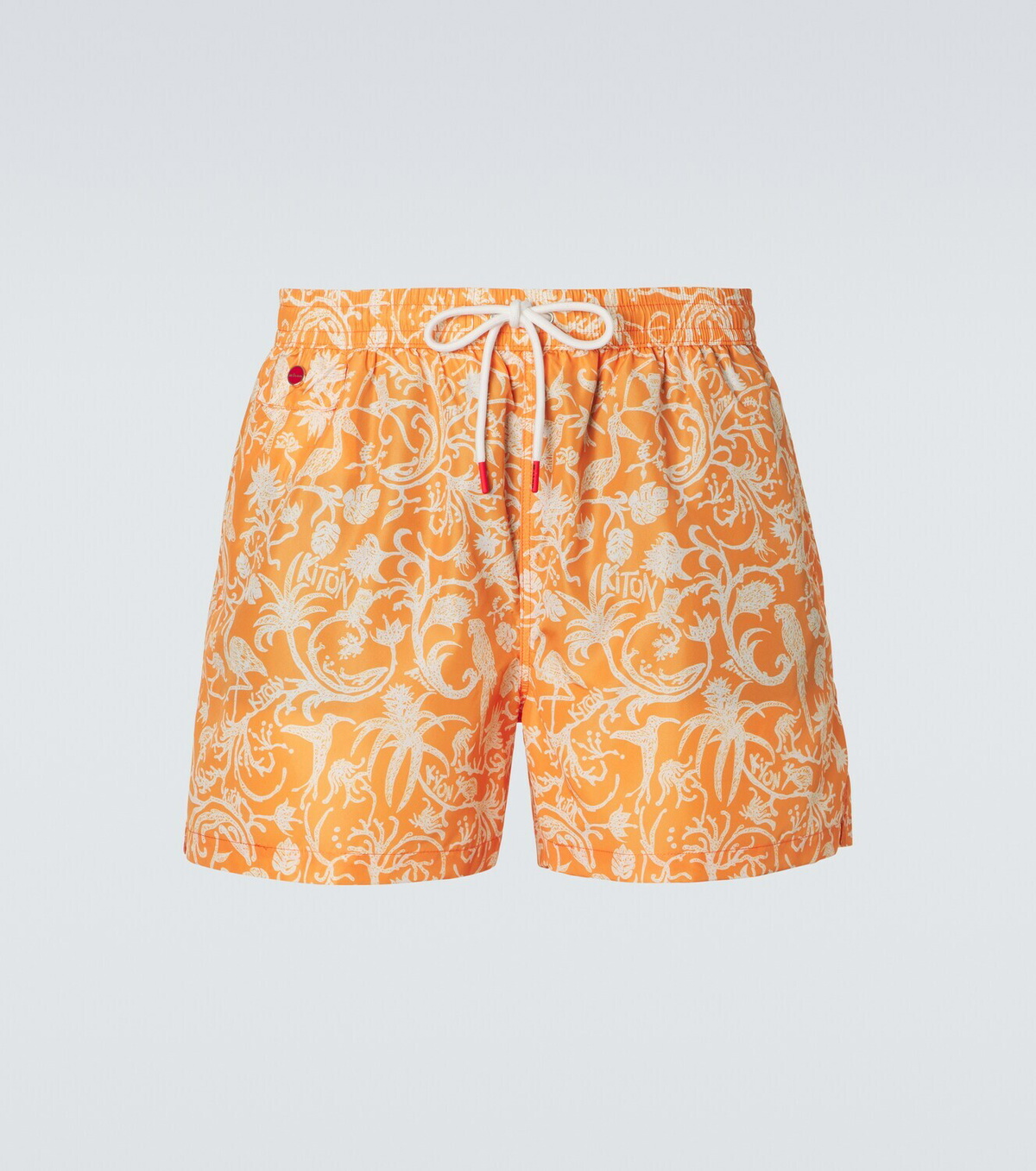 Kiton Printed swim trunks