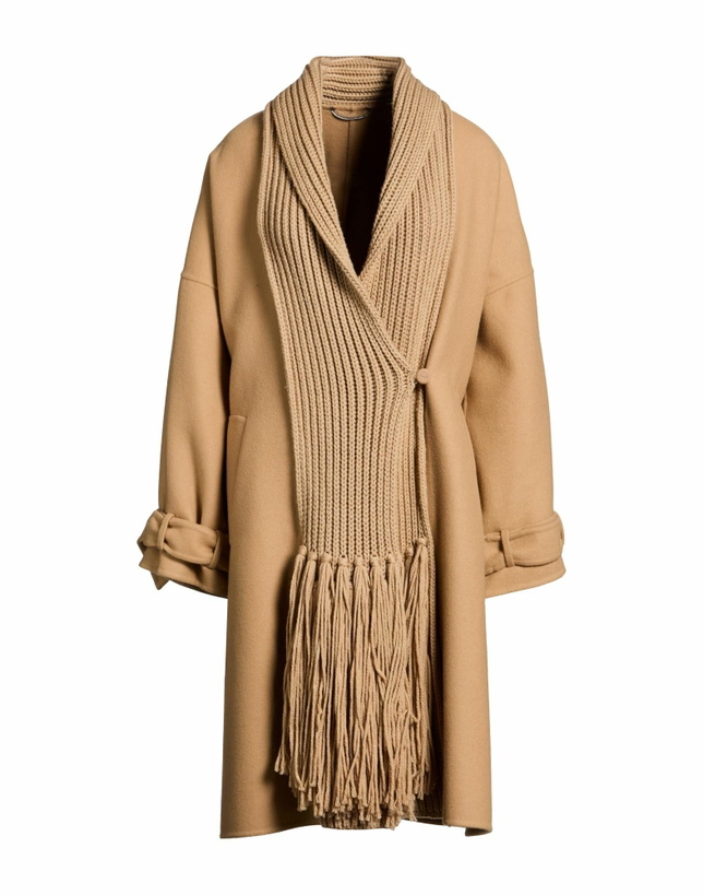 Photo: Ermanno Scervino Womens Coat in Sand