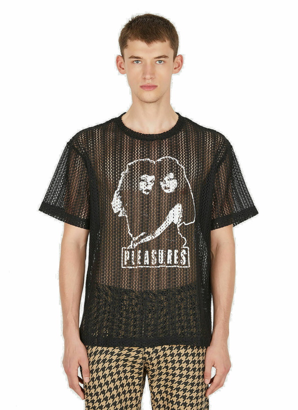 Photo: Volume Mesh T-Shirt in Black