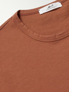 Mr P. - Garment-Dyed Cotton-Jersey T-Shirt - Orange