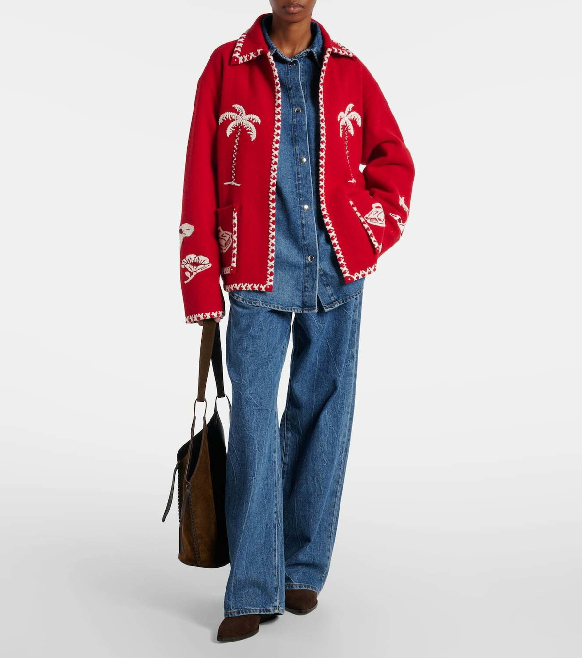 Alanui Remember Me virgin wool jacket