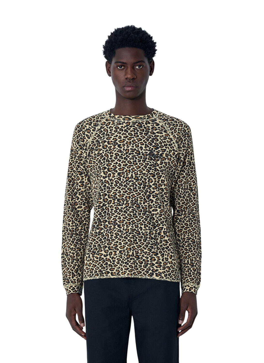 Stüssy Black V-Neck Sweater Stussy