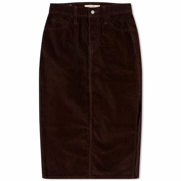 Photo: Levi's Women's Side Slit Skirt in Brown